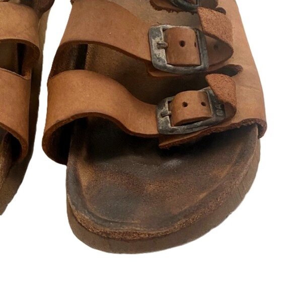 VINTAGE NAOT women's austin sandals in tan - Picture 8 of 16